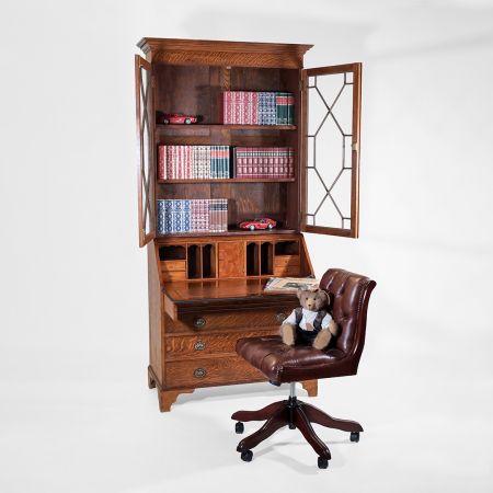 Late Victorian Bureau Bookcase
