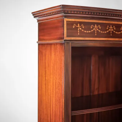 Sheraton Style Open Bookcase