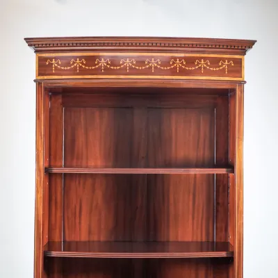 Sheraton Style Open Bookcase
