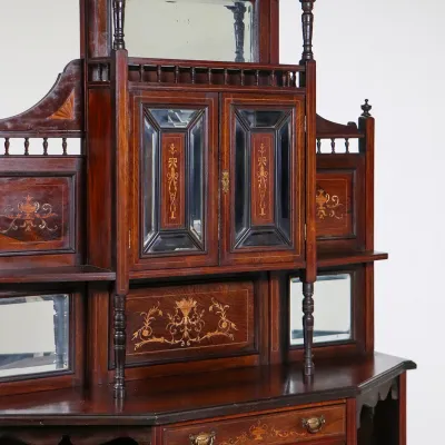 Inlaid Rosewood Cabinet