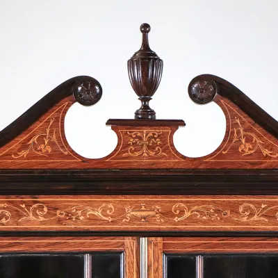 Rosewood Corner Cabinet