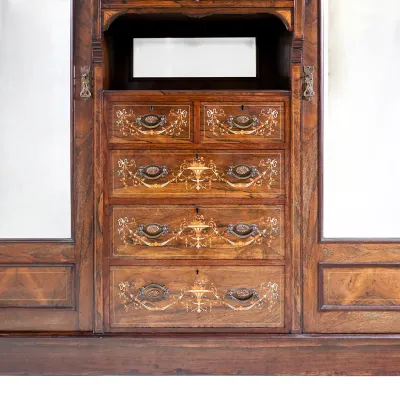 Victorian Rosewood Wardrobe