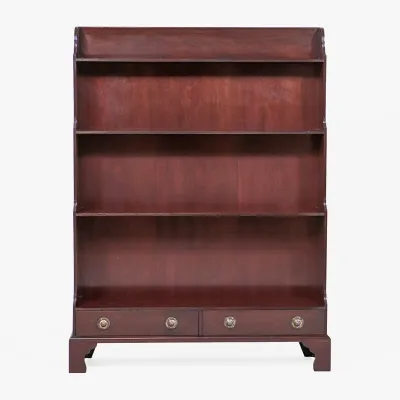 Waterfall Bookcase Mahogany