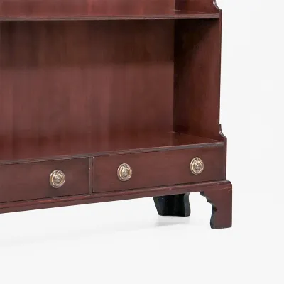 Waterfall Bookcase Mahogany