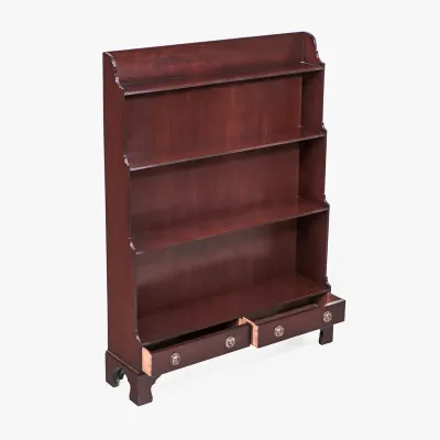 Waterfall Bookcase Mahogany