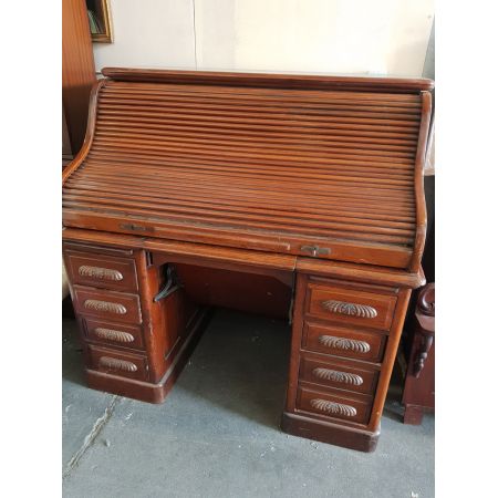 Antiker Rolltop Desk Sekretär