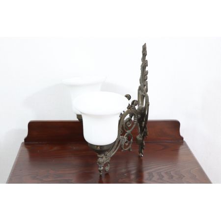 2er Set Vintage Wandlampen im Jugendstil