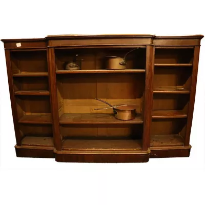 Original antikes Bücherregal, Mahagoni, viktorianisch, ca. 1860