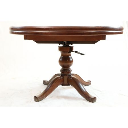 Antiker ausziehbarer Esstisch aus Massivholz