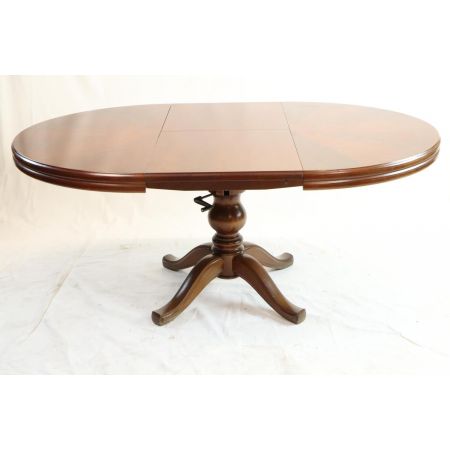 Antiker ausziehbarer Esstisch aus Massivholz