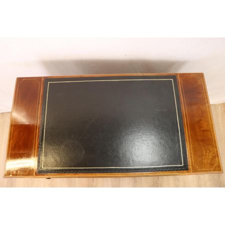 Massivholz Mahagoni Schreibtisch Lady's Desk im Viktorianischen Stil mit Lederplatte