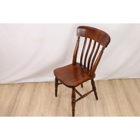 6er Set rustikale Windsor Stühle aus Massivholz, Landhausstil