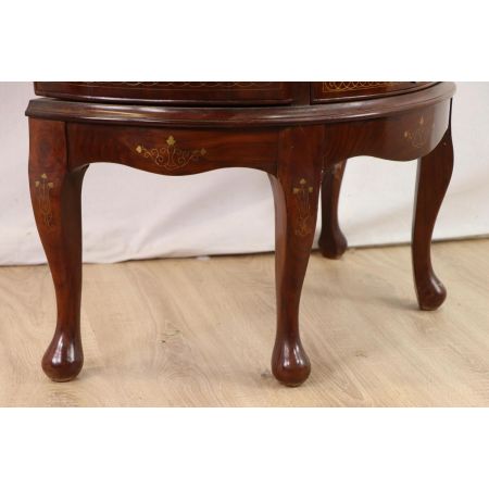 Kleines Sideboard / Barmöbel mit schönen Intarsien