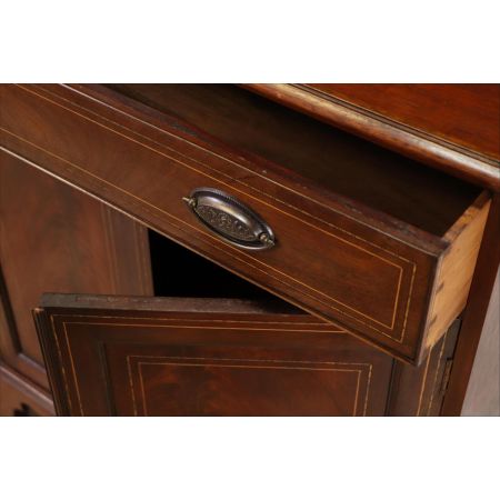 Schöner zweitüriger Bücherschrank / Two Door Bookcase, Regency Stil