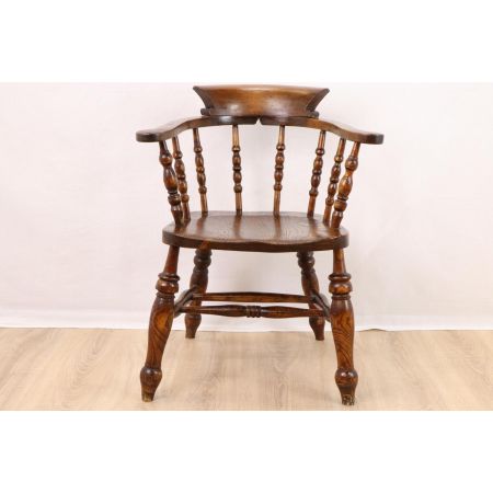 Rustikaler Captains Chair - Landhaus Armchair