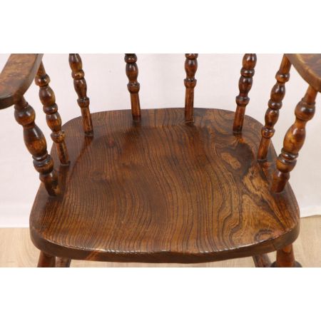 Rustikaler Captains Chair - Landhaus Armchair