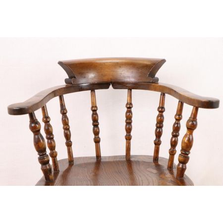 Rustikaler Captains Chair - Landhaus Armchair