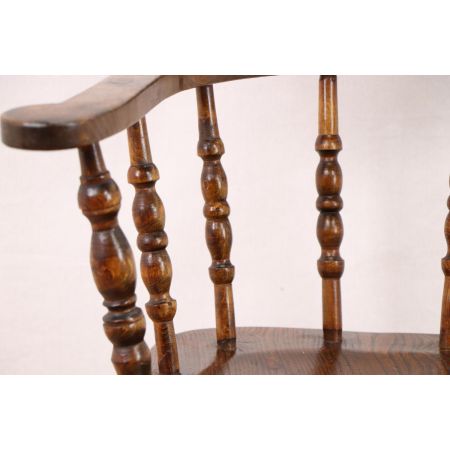 Rustikaler Captains Chair - Landhaus Armchair