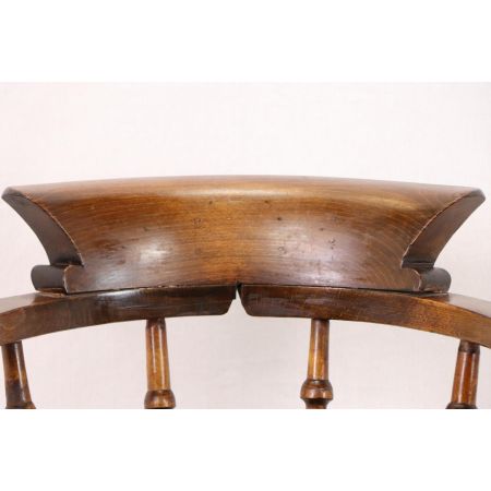 Rustikaler Captains Chair - Landhaus Armchair