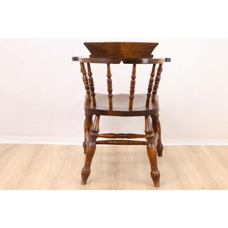 Rustikaler Captains Chair - Landhaus Armchair