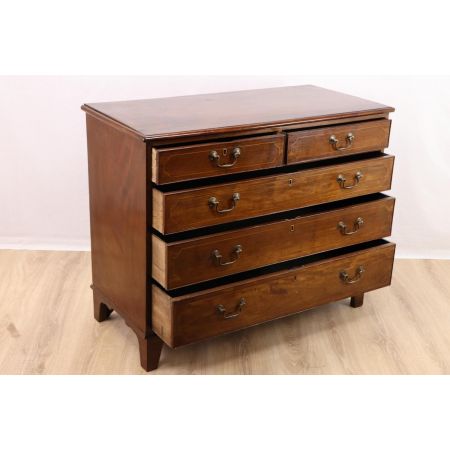 Schicke klassische Kommode mit 5 Schubladen  Edwardian  1890