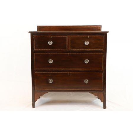 Kleine klassische Edwardian Kommode mit Bandintarsien