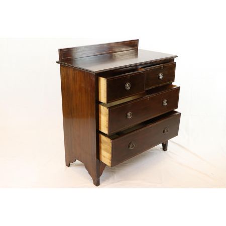 Kleine klassische Edwardian Kommode mit Bandintarsien