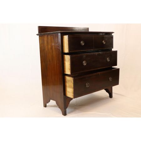 Kleine klassische Edwardian Kommode mit Bandintarsien