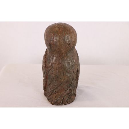 Handgefertigte Eulen Statue, Vintage