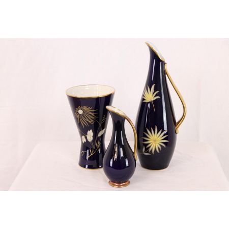 Schönes dreiteiliges Vasen Set aus Keramik