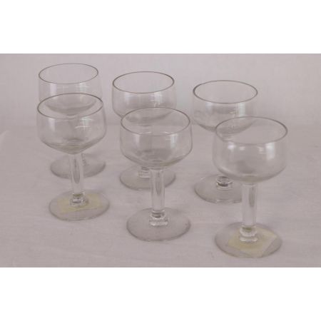 6-er Set Vintage Coupé Cocktail Gläser