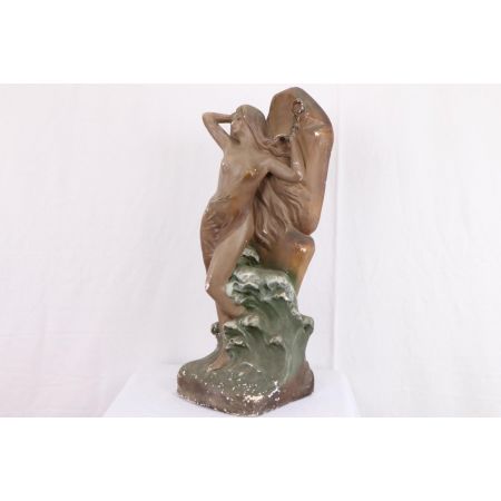 Mythologische griechische Vintage Ton Skulptur