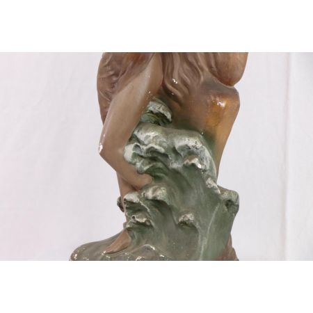 Mythologische griechische Vintage Ton Skulptur