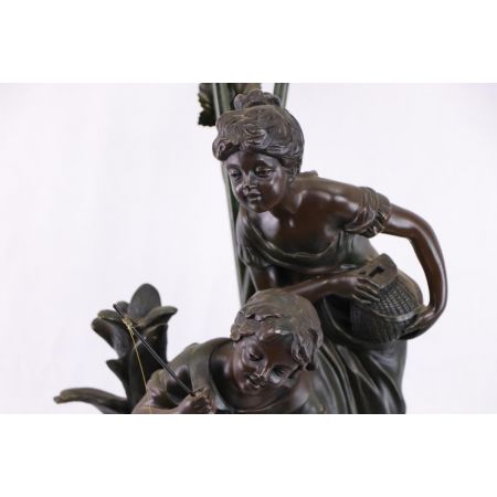 Außergewöhnliche Vintage Lampe im Jugendstil