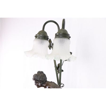 Außergewöhnliche Vintage Lampe im Jugendstil