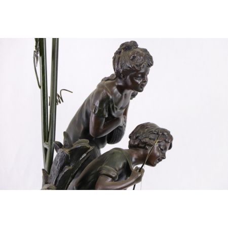 Außergewöhnliche Vintage Lampe im Jugendstil