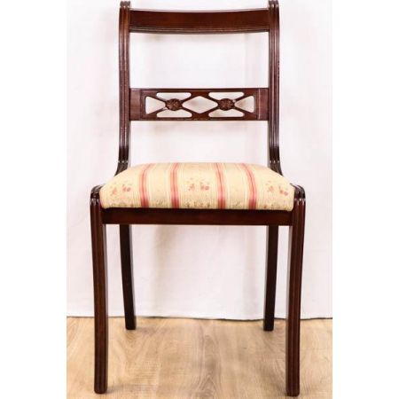 Beeindruckender Mahagoni Stuhl im Regency Style 