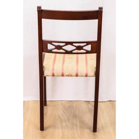 Beeindruckender Mahagoni Stuhl im Regency Style 