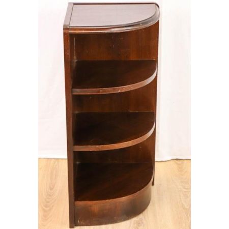 Kleines Eckregal / Open Bookcase in Mahagoni, Corner Shelf