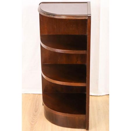 Kleines Eckregal / Open Bookcase in Mahagoni, Corner Shelf