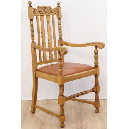 3+1 Set klassische Country Dining Chairs aus Eiche