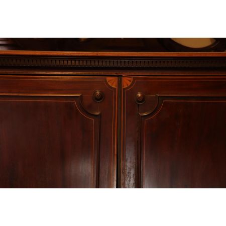 Außergewöhnlicher antiker Wohnzimmerschrank aus Mahagoni, ca. 1900