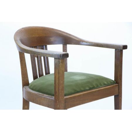 Club Chair, Art déco Stil, Eiche 1920