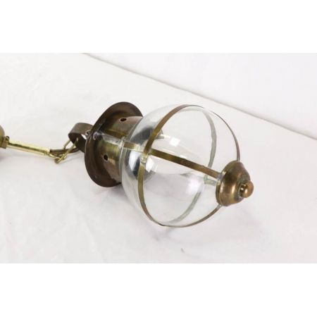 Eindrucksvolle Hängelampe, Messing