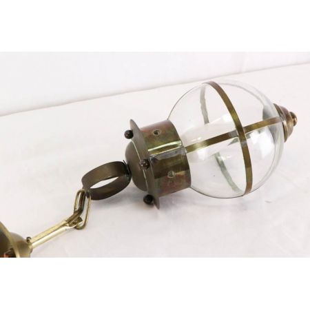 Eindrucksvolle Hängelampe, Messing