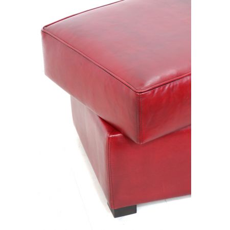 Hocker Art Deco mit Staufach in Rouge Sofort Lieferbar