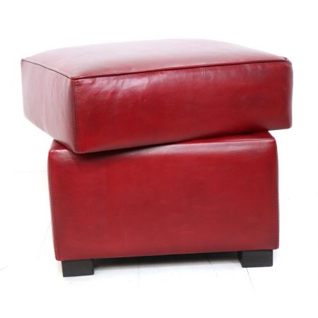 Hocker Art Deco mit Staufach in Rouge Sofort Lieferbar
