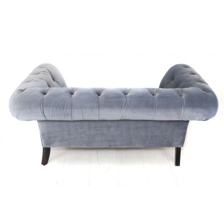 Chesterfield Sofa Samt Zweisitzer Sofort Lieferbar