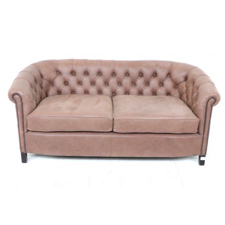 Chesterfield Clubsofa "Diana" 3-Sitzer in Special Selvaggio - Sofort Lieferbar