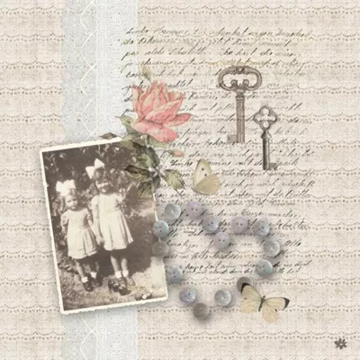 Clayre & Eef 20 Papierservietten 33 x 33 cm With Love